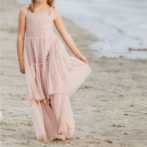 NWT Indie Blue Wendy Tulle Dress Soft Pink 6T